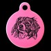 Kooikerhondje Engraved 31mm Large Round Pet Dog ID Tag